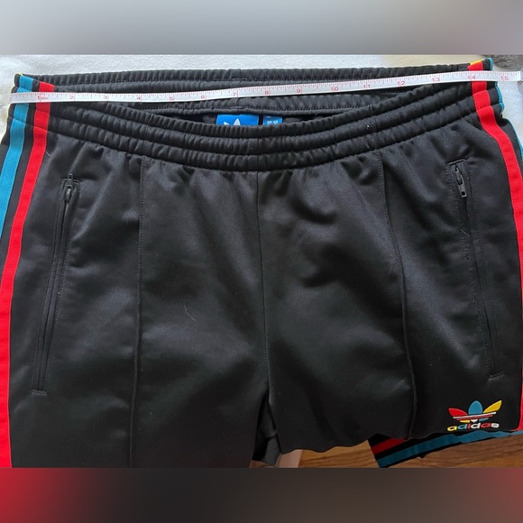 Ladies Adidas Originals black tri-color track pants (S) - Picture 3 of 4